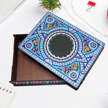 Load image into Gallery viewer, Classic Mandala Style Storage Box Cosmetics Collection with Mirror (MH203)