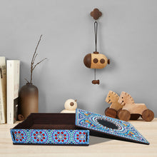 Load image into Gallery viewer, Classic Mandala Style Storage Box Cosmetics Collection with Mirror (MH203)