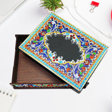 Load image into Gallery viewer, Classic Mandala Style Storage Box Cosmetics Collection with Mirror (MH204)