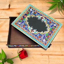Load image into Gallery viewer, Classic Mandala Style Storage Box Cosmetics Collection with Mirror (MH204)