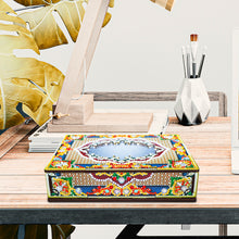 Load image into Gallery viewer, Classic Mandala Style Storage Box Cosmetics Collection with Mirror (MH205)
