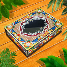 Load image into Gallery viewer, Classic Mandala Style Storage Box Cosmetics Collection with Mirror (MH205)