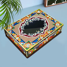 Load image into Gallery viewer, Classic Mandala Style Storage Box Cosmetics Collection with Mirror (MH205)