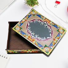 Load image into Gallery viewer, Classic Mandala Style Storage Box Cosmetics Collection with Mirror (MH205)