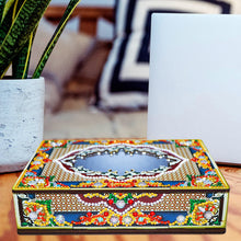 Load image into Gallery viewer, Classic Mandala Style Storage Box Cosmetics Collection with Mirror (MH205)