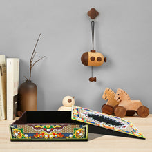 Load image into Gallery viewer, Classic Mandala Style Storage Box Cosmetics Collection with Mirror (MH205)