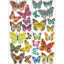 Load image into Gallery viewer, 4pcs 5D DIY Diamond Painting Stickers Butterfly Art Craft Kits Gift (BT010)