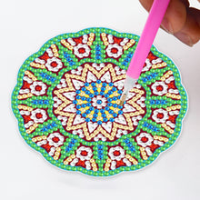 Load image into Gallery viewer, DIY Acrylic Diamond Coaster Set Mandala Style (12 Piece Set 1 Rack) (BD204)