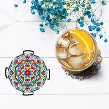 Load image into Gallery viewer, DIY Acrylic Diamond Coaster Set Mandala Style (12 Piece Set 1 Rack) (BD204)