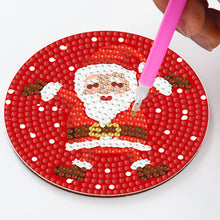 Load image into Gallery viewer, DIY Acrylic Diamond Coaster Set Christmas Style (8 Piece Set 1 Rack) (BD205)