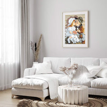 Load image into Gallery viewer, Diamond Painting - Full Round - boy kissing girl (40*50CM)