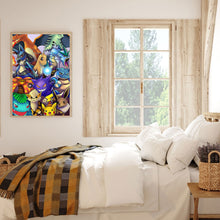 Load image into Gallery viewer, Diamond Painting - Full Round - Japanese Pok¨¦mon Series - Evolution Collection (40*50CM)