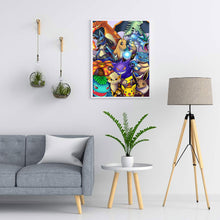 Load image into Gallery viewer, Diamond Painting - Full Round - Japanese Pok¨¦mon Series - Evolution Collection (40*50CM)