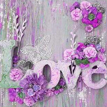 Load image into Gallery viewer, Diamond Painting - Full Round - LOVE (40*40CM)