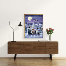 Load image into Gallery viewer, Diamond Painting - Full Round - Christmas cats and dogs (30*40CM)