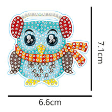 Load image into Gallery viewer, DIY Diamond Painting Keychain 5pcs (Double-Sided Diamond Paste)