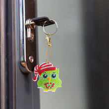 Load image into Gallery viewer, DIY Diamond Painting Keychain 5pcs (Double-Sided Diamond Paste)