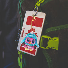 Load image into Gallery viewer, DIY Diamond Painting Keychain 5pcs (Double-Sided Diamond Paste)