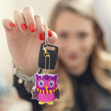 Load image into Gallery viewer, DIY Diamond Painting Keychain 5pcs (Double-Sided Diamond Paste)