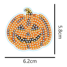 Load image into Gallery viewer, DIY Diamond Painting Keychain 5pcs (Double-Sided Diamond Paste)