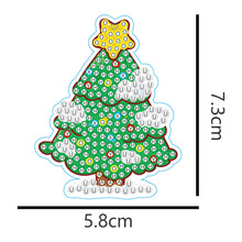 Load image into Gallery viewer, DIY Diamond Painting Keychain 5pcs (Double-Sided Diamond Paste)