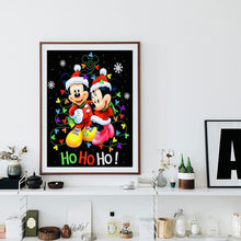 Load image into Gallery viewer, Diamond Painting - Full Round - Christmas Disney Mickey and Minnie Mouse (30*40CM)