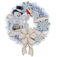 Load image into Gallery viewer, Diamond Painting - Partial Special Shaped - christmas wreath (30*30CM)