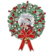 Load image into Gallery viewer, Diamond Painting - Partial Special Shaped - christmas wreath (30*30CM)