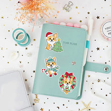 Load image into Gallery viewer, 2pcs Beautiful Sticker Decoration Manual Autohesion Greeting Card (BT042)