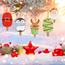 Load image into Gallery viewer, 10pcs Hanging Ornament Art Crafts 5D DIY Spot Drill Cartoon Christmas Decoration
