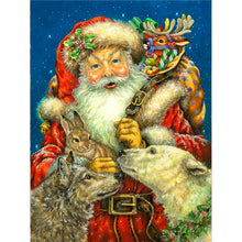 Load image into Gallery viewer, Diamond Painting - Full Round - Santa Claus (30*40CM)