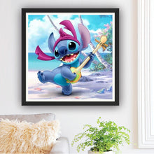 Load image into Gallery viewer, Diamond Painting - Full Round - Stitch playing the piano (30*30CM)
