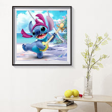Load image into Gallery viewer, Diamond Painting - Full Round - Stitch playing the piano (30*30CM)