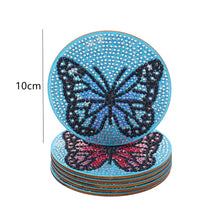 Load image into Gallery viewer, DIY Diamond Painting Coaster Non-slip 5/6/8pcs Cup Cushion Wooden Set Home Decor