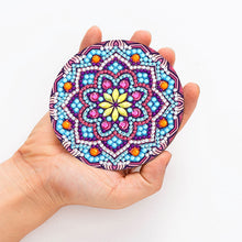 Load image into Gallery viewer, DIY Diamond Painting Coaster Non-slip 5/6/8pcs Cup Cushion Wooden Set Home Decor