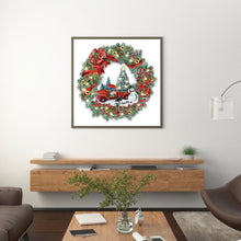 Load image into Gallery viewer, Diamond Painting - Full Round - christmas wreath (30*30CM)