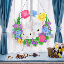 Load image into Gallery viewer, 5D Diamond Painting Pendant Art DIY Easter Bunny Acrylic Hanging Crafts (YH309)