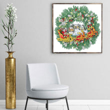 Load image into Gallery viewer, Diamond Painting - Partial Special Shaped - wreath (30*30CM)