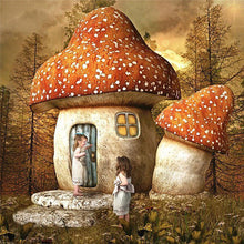 Load image into Gallery viewer, Diamond Painting - Full Square - mushroom house (40*40CM)