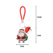 Load image into Gallery viewer, Santa Claus DIY Diamonds Painting Keychain Acrylic Crystal Art Crafts (AA1201-2)