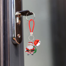 Load image into Gallery viewer, Santa Claus DIY Diamonds Painting Keychain Acrylic Crystal Art Crafts (AA1201-2)