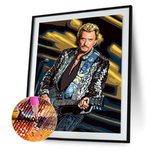 Load image into Gallery viewer, Diamond Painting - Full Round - Johnny Halliday (40*50CM)