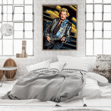 Load image into Gallery viewer, Diamond Painting - Full Round - Johnny Halliday (40*50CM)