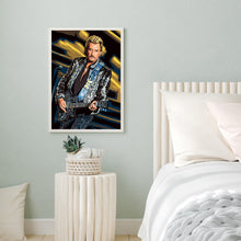 Load image into Gallery viewer, Diamond Painting - Full Round - Johnny Halliday (40*50CM)
