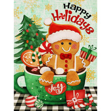 Load image into Gallery viewer, Diamond Painting - Full Round - christmas gingerbread man (30*40CM)
