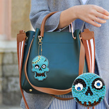 Load image into Gallery viewer, 6pcs/set Diamond Painting Keychains Acrylic DIY Key Chains Charm Christmas Gifts (YSK117)