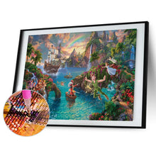 Load image into Gallery viewer, Diamond Painting - Full Round - Disney Dreams Peter Pan's Neverland (50*30CM)