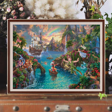 Load image into Gallery viewer, Diamond Painting - Full Round - Disney Dreams Peter Pan's Neverland (50*30CM)