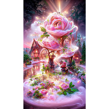 Load image into Gallery viewer, Diamond Painting - Full Round - rose castle (40*70CM)