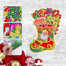 Load image into Gallery viewer, DIY Diamonds Mosaic Sticker Cute 5D Christmas Kits Children Gifts (BT084)